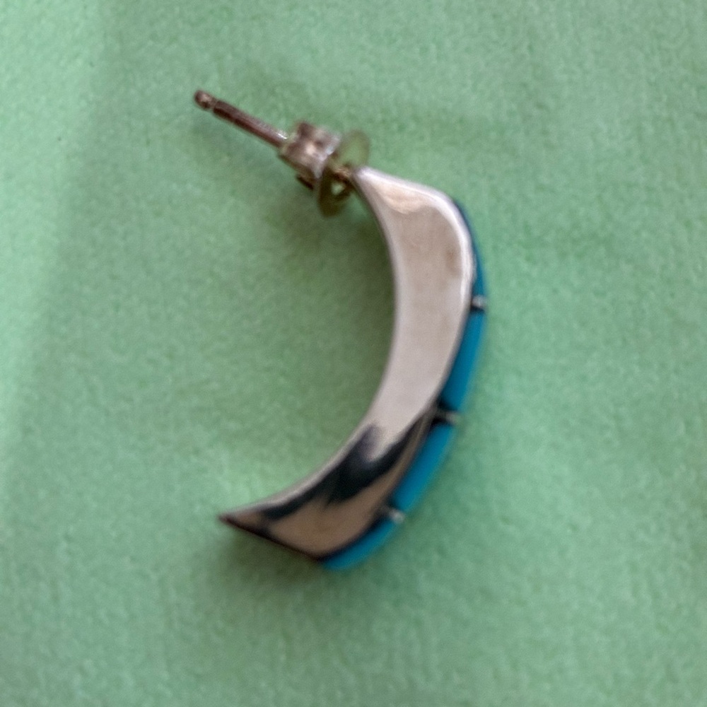Vintage George Kee Turquoise Earrings - Picture 7 of 13
